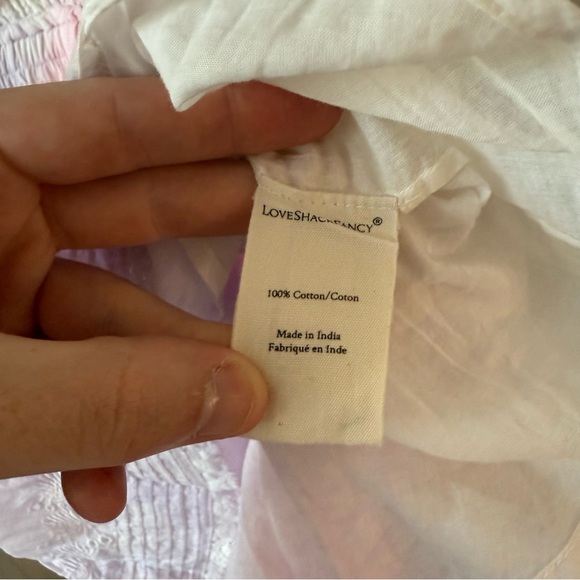 LoveShackFancy Pink Ombre Ruffle Mini Dress – Size M - Picture 4 of 7